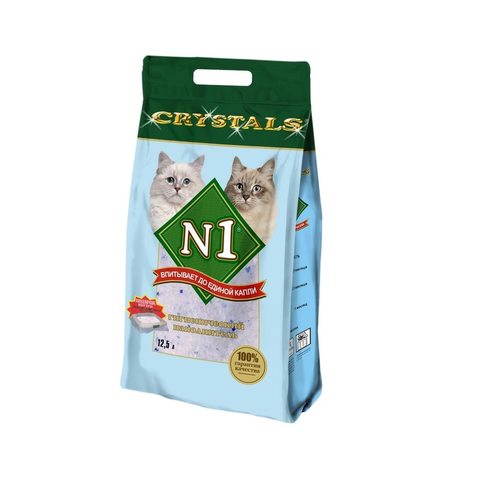 Наполнитель силикагелевый Litter N1 Crystals-silica gel