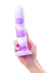 Фиолетовый фаллоимитатор Neil - 18 см. - 
