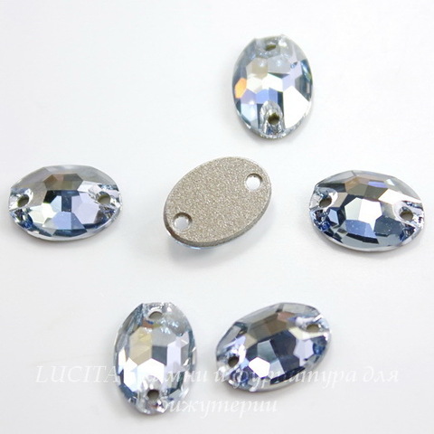 3210 Пришивные стразы Сваровски Crystal Blue Shade (10х7 мм) ()