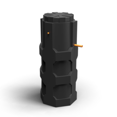 Цельнолитой колодец дренажный Мультпласт 2 м(770x770x2260см;49кг;) - арт.555485.42