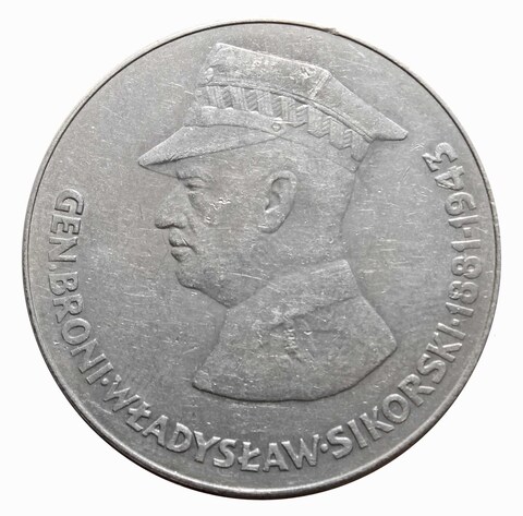 50 злотых "Владислав Сикорский" 1981 год