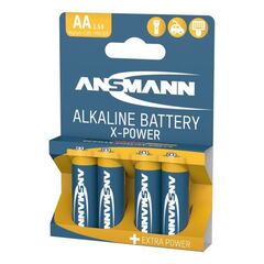 Батарейка X-POWER АА/ANSMANN 1.5V - 4 шт