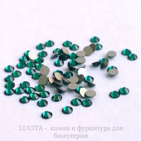 2028/2058 Стразы Сваровски холодной фиксации Emerald ss12 (3,0-3,2 мм), 10 штук ()