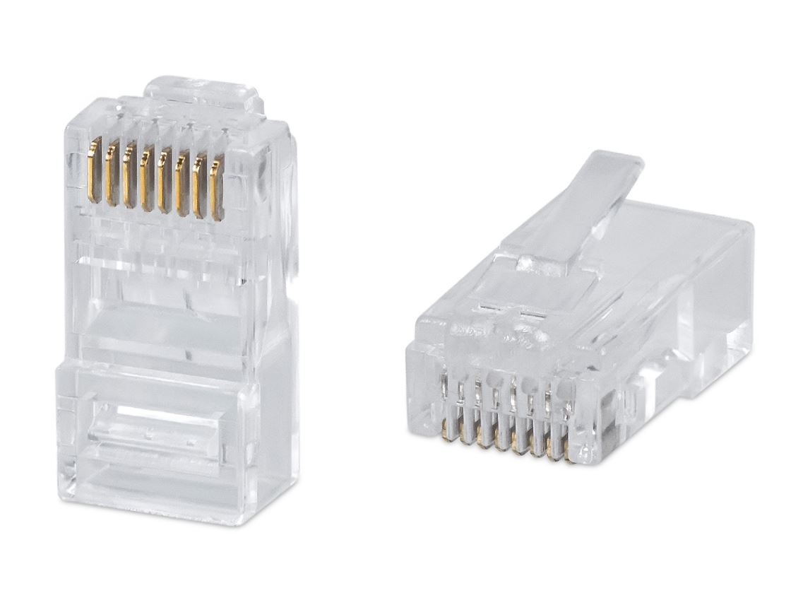 Коннектор RJ-45 (8P8C) cat.6 RIPO (в упк. по 10 шт.)