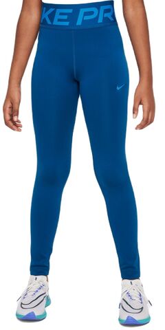 Брюки для девочки Nike Girls Dri-Fit Pro Leggings - court blue/light photo blue