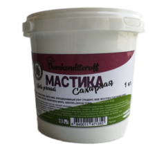 Мастика на какао масле Domkonditeroff 1 кг зеленая