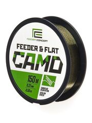 Леска монофильная Feeder Concept FEEDER&FLAT Camo 150м, 0.22мм