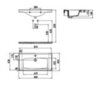 CREAVIT Раковина мебельная/подвесная (85см) TF185.00000