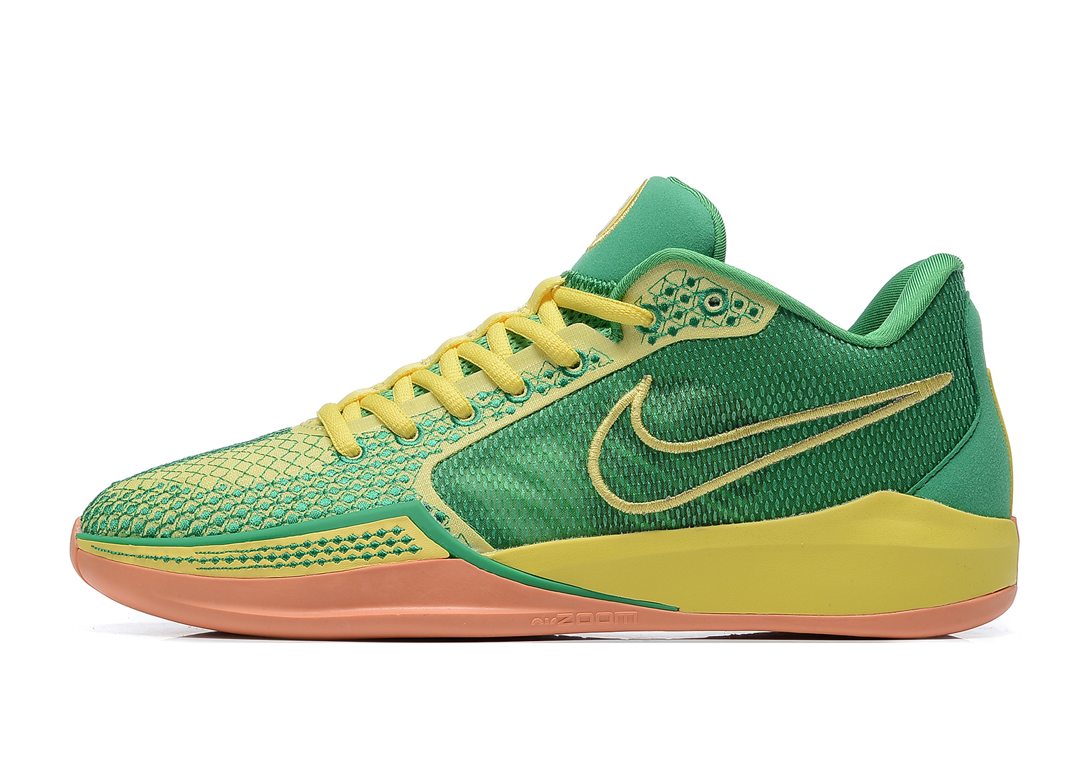 Nike yellow green hot sale