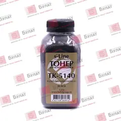 Тонер БУЛАТ s-Line TK-5140K для Kyocera ECOSYS M6030 (Чёрный, банка 125 г)