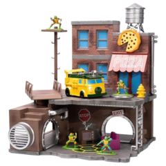 Набор фигурок Jada Toys Nano TMNT Nanoscene with 4 figures