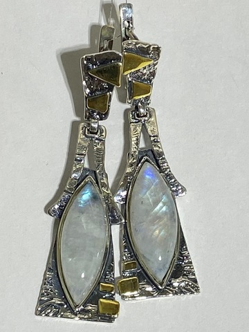 Заира (серьги из серебра)