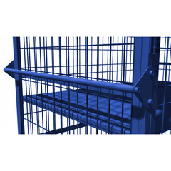 Шкаф сетчатый металлический ШСМ 6 (800х1200х1500) без колес