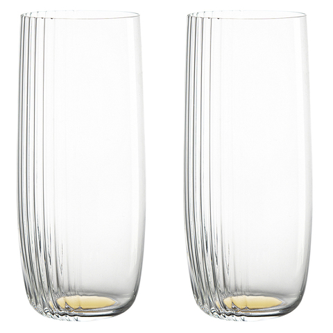 Набор стаканов 2шт 370мл Liberty Jones Alice 370мл золотистый