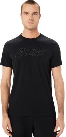 Теннисная футболка Asics Logo Short Sleeve T-Shirt - performance black/graphite grey