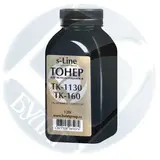 Тонер БУЛАТ s-Line TK-1130, TK-160 для Kyocera FS-1030MFP, FS-1120D (Чёрный, банка 120 г)