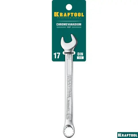 KRAFTOOL 17 мм, комбинированный гаечный ключ (27079-17)