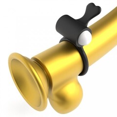 Черное виброкольцо для пениса