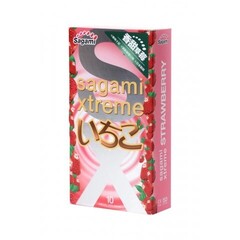 Презервативы Sagami xtreme strawberry 10 шт.