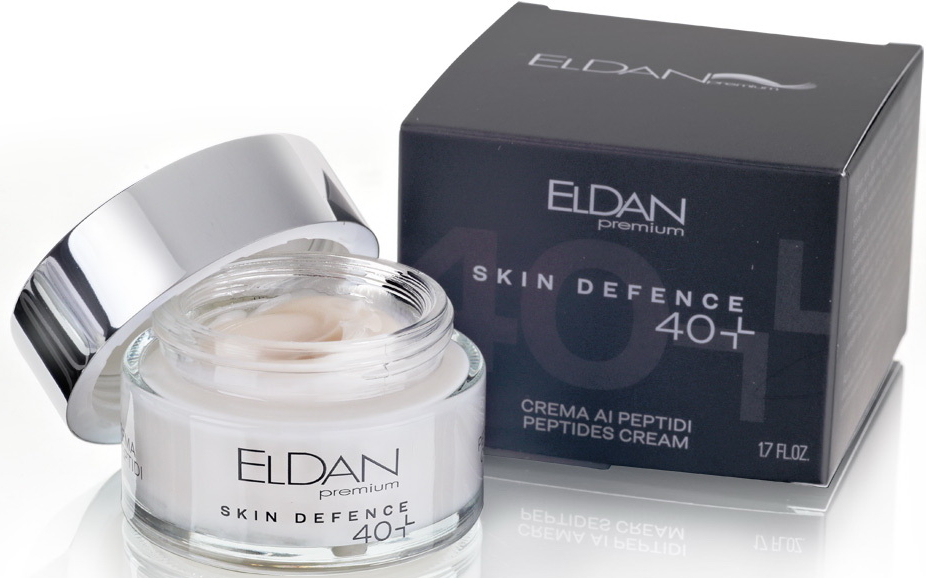 Eldan Premium Pepto Skin Defence: Пептидный крем 40+ для лица (Peptides Cream 40+)