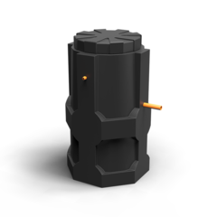 Цельнолитой колодец дренажный Мультпласт 1.5 м(770x770x1620см;37кг;) - арт.555485.43