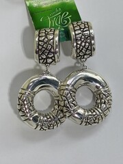 Бейглы (серьги из серебра)
