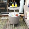 Стол пластиковый мини-бар Tagliamento Nova Cool Bar, белый, тортора