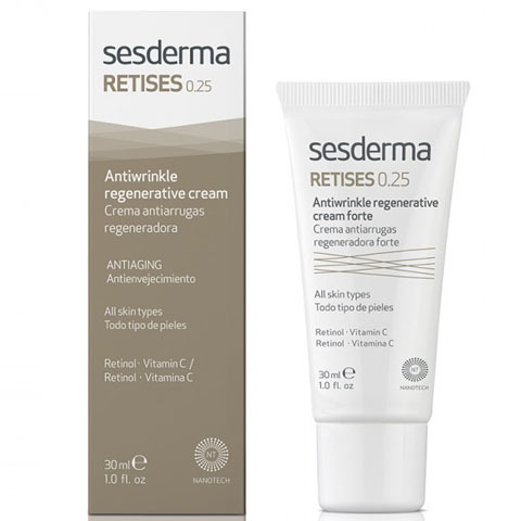 Sesderma RETISES: Крем регенерирующий против морщин 0,25% для лица (0,25% Antiwrinkle Regenerative Cream)