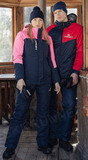 Утеплённый прогулочный костюм Nordski Premium Sport Red/Dark Navy мужской