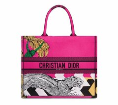 Сумка Dior Book Tote, модель большого формата розовый