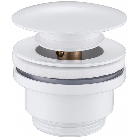 Abber AF0011W Донный клапан без перелива, белый