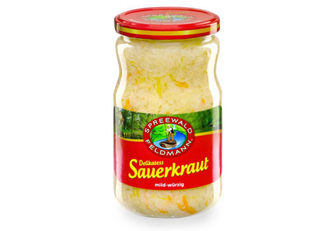 Капуста квашенная белокочанная Spreewald Feldmann, 720мл