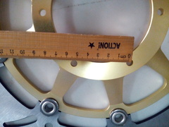 Диск тормозной на Honda CBR RR 929 2000-2001 / CBR RR 924 2002-2004 / передний / лепестковый