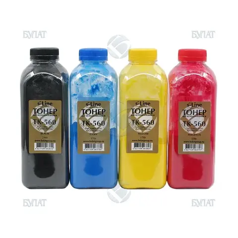 Тонер БУЛАТ s-Line TK-560 для Kyocera FS-C5300, FS-5350, ECOSYS P6030 (Чёрный, банка 240 г)