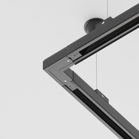 Соединитель угловой правый для трёхфазного шинопровода Maytoni TRA005CL-31B-R