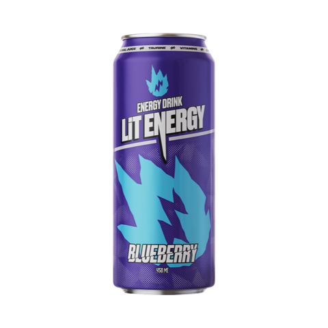 LIT ENERGY энергетический напиток ЧЕРНИКА 0,45л