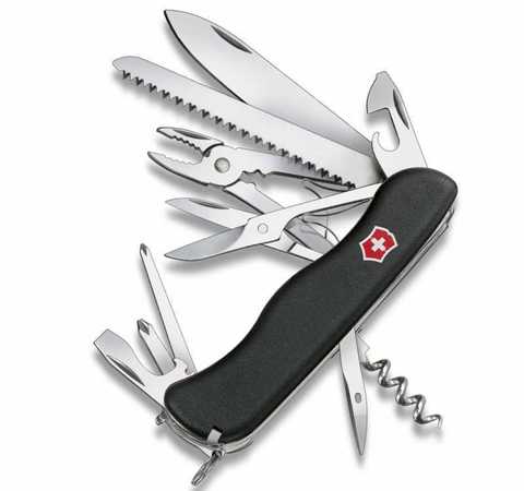 Нож складной Victorinox Hercules, 111 mm, Black (0.9043.3)