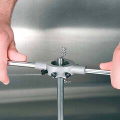 Вороток для плашки 105х36мм М54-М63 930мм DIN225 Ruko 24210536 (ВП)