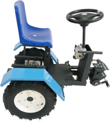 Адаптер задний с рулем АМК-4х4 под шестигранный вал