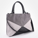 Сумка Саломея 1030 мульти итальянский серо-черный