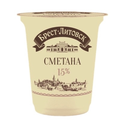 Сметана Брест-Литовская 300г 25%