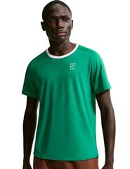 Теннисная футболка Nike Court Advantage Dri-Fit - malachite/white/white