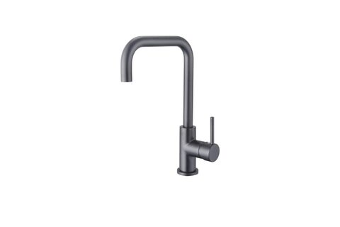 Aquatek AQ1080BGM AQ1080BGM ВЕГА смеситель для кухни (квадратный излив), оружейная сталь