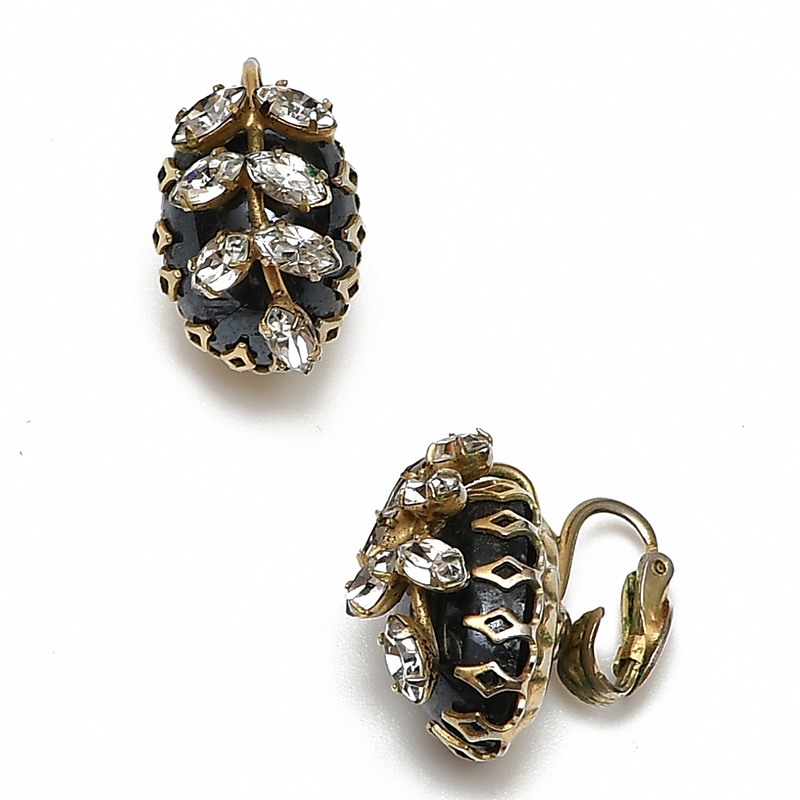 Винтажные клипсы Hattie Carnegie 1960-е