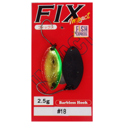 Блесна колеблющаяся FOREST FIX IMPACT 2.5g цвет #18 (РЕПЛИКА)