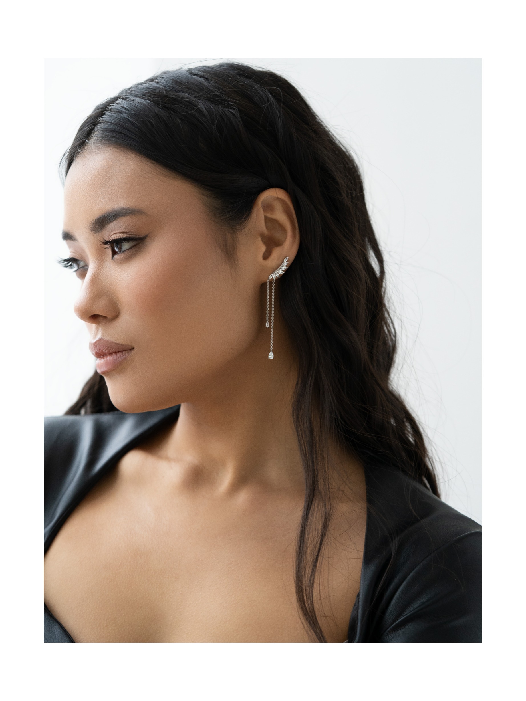 Серьги-клаймберы Ангельские крылья