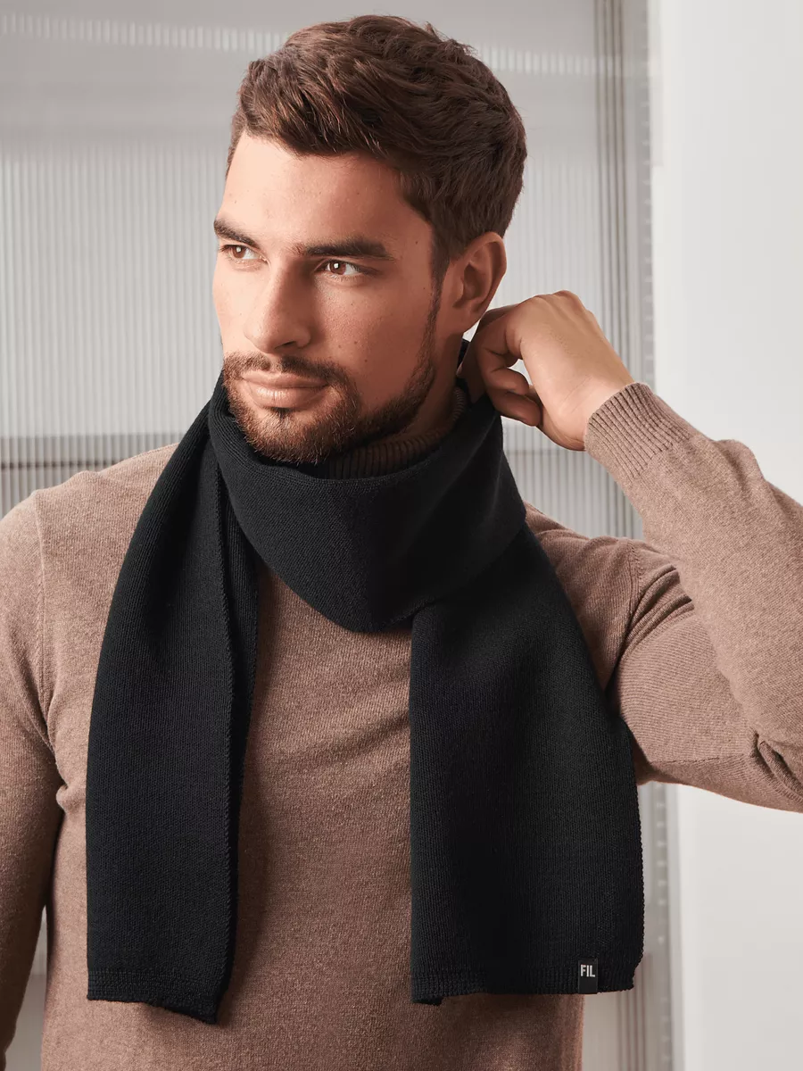 Шарф зимний длинный