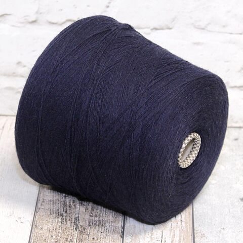 Меринос с кашемиром (35%) CARIAGGI FLANELL 2/15 темно-синий