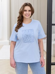 Футболка Соло-2 Виотекс ГОЛУБОЙ