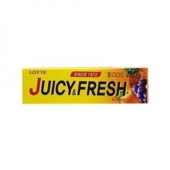 Жевательная резинка Lotte Juicy Fresh с соками цитрусовых плодов 26 гр